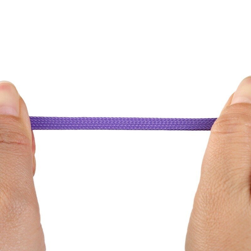 Shoelaces - Hollow Flat Braided for Sports Casual Shoes Black White Unisex