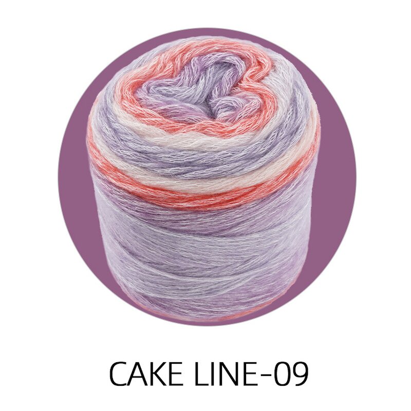 Cake Yarn Manufacturer - Art Rainbow Multicolor Blended Gradient for Knitting DIY