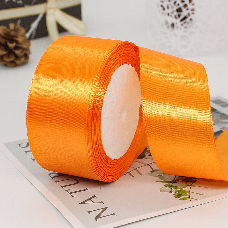 Satin Ribbon - Single Face Solid Grosgrain for Gift Wrapping Hair Bows Wedding