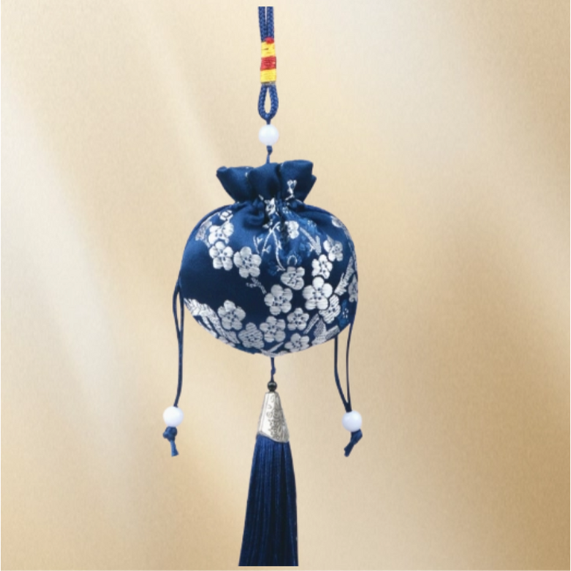 Tassel Pouch - Empty Portable Blessing Auspicious Bag for Carrying Blessings