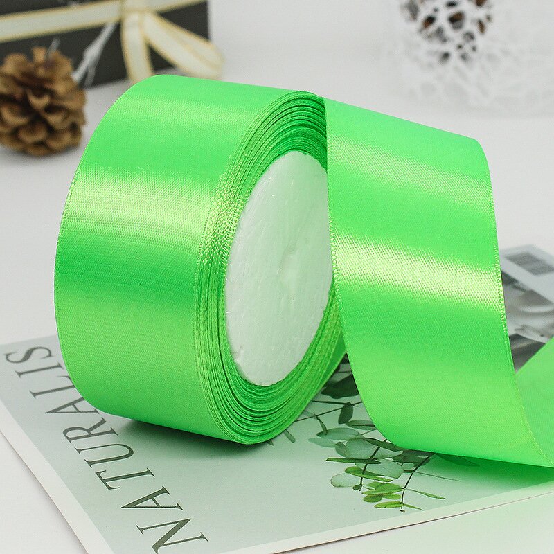 Grosgrain Ribbons - High Quality Single Face Satin Solid for Gift Wrapping