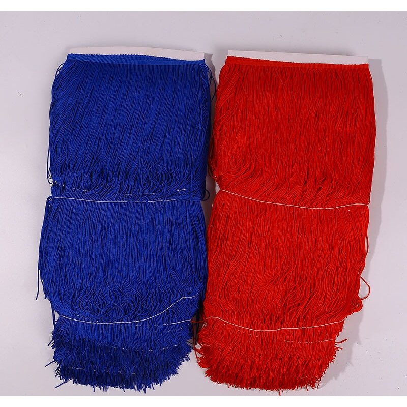 Fringe Trim - White Yellow 100% Polyester Wholesale