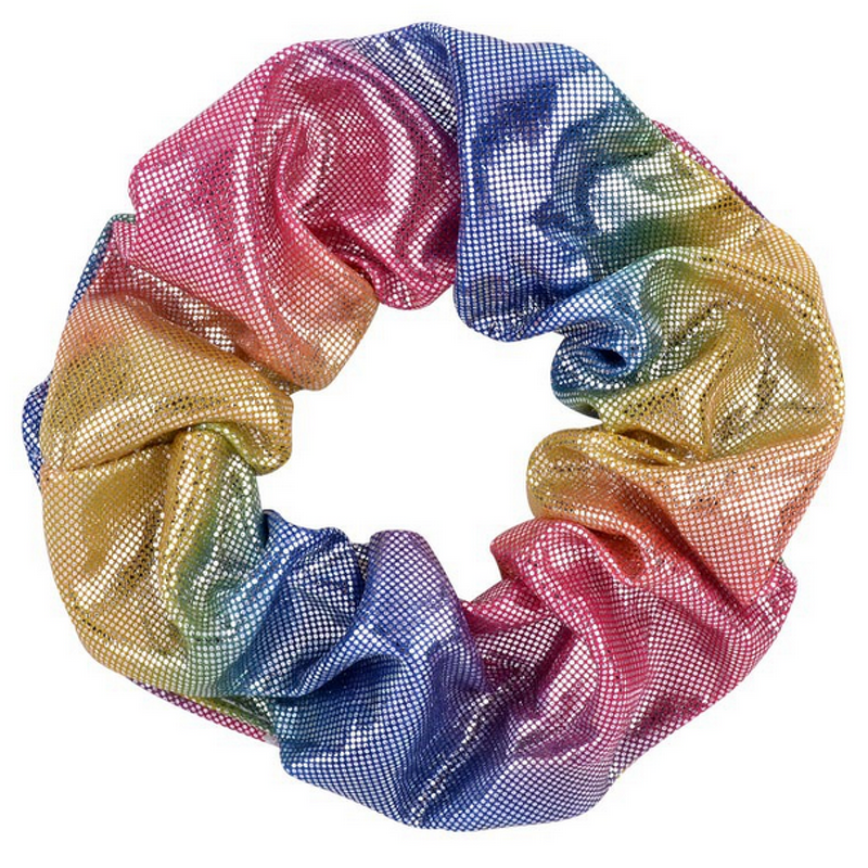 Hair Scrunchy - European American Hot Sales Laser Gradient Color for Women