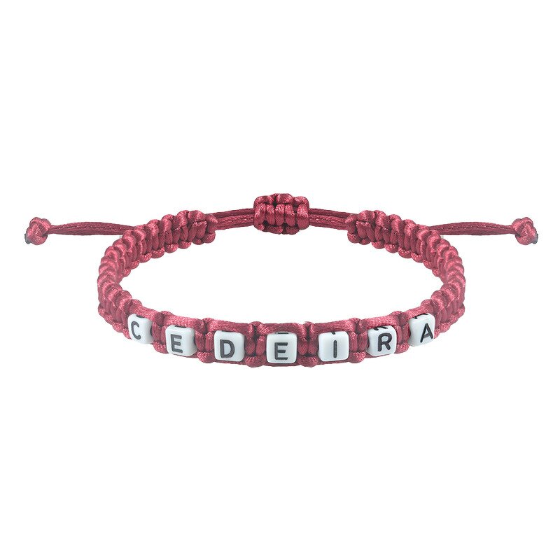 Braided Bracelet - Cool Design Alphabet Colorful Rope