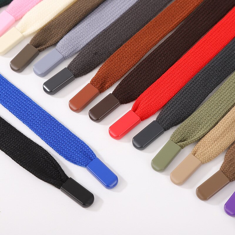 Hoodie Drawstrings - Custom Embroidered with Shoe Laces Webbing Strap