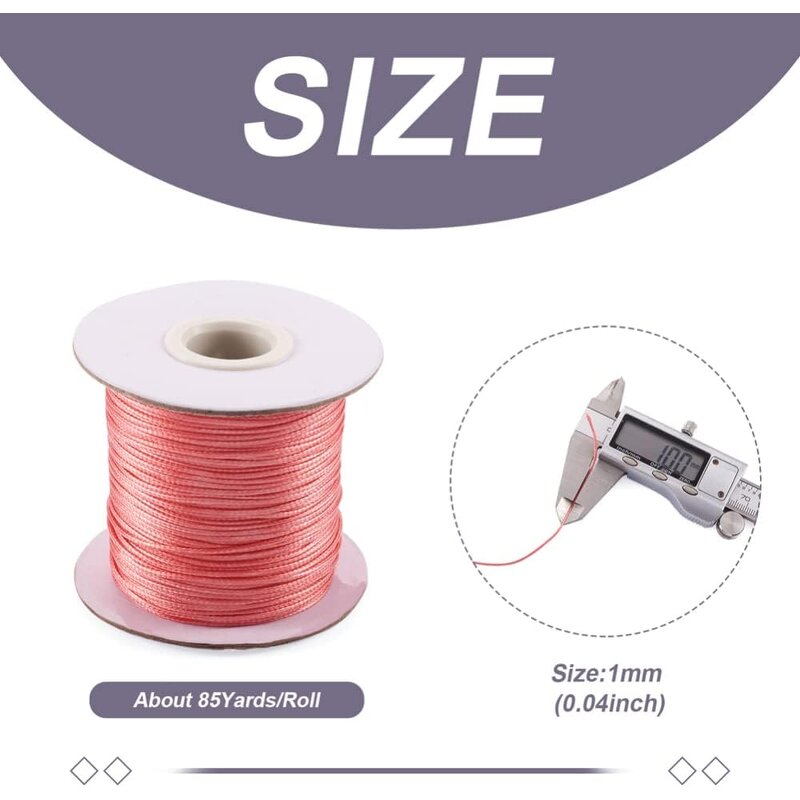 Wax Rope Manufacturer - Korean 0.5mm-5mm for Necklace Jewelry with Pendant Chain