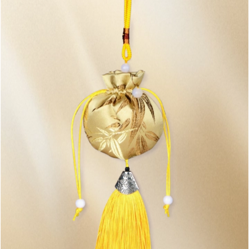 Tassel Pouch - Empty Portable Blessing Auspicious Bag for Carrying Blessings