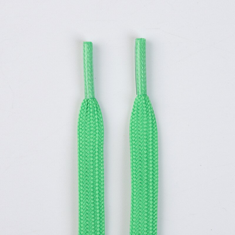 Shoelaces - Hollow Flat Braided for Sports Casual Shoes Black White Unisex