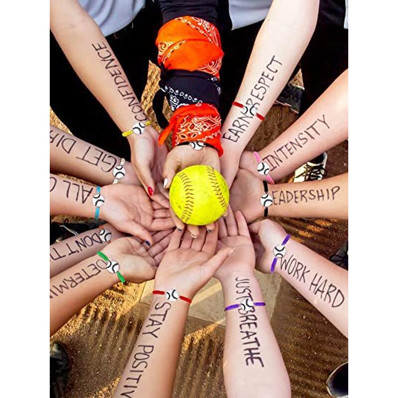 Sports Bracelet - Hand-woven Colorful for Football Basketball Volleyball Tennis