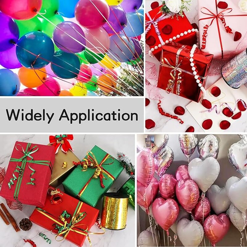 Laser Ribbon - 220m for Festival Party Decoration Balloon Tying