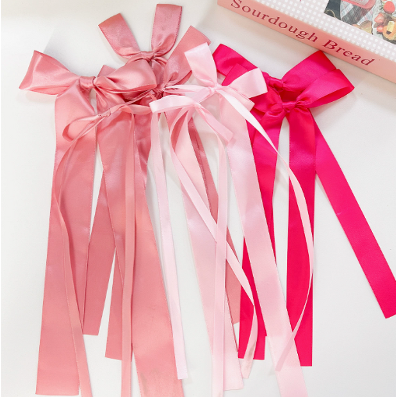 Satin Fabric Ribbon - Polyester Solid 2.5cm Multi-Color for Gift Wrapping Hair