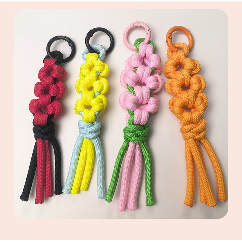 Keychain Manufacturer - Handwoven Nylon Cord Cute DIY for Keys & Gifts Classic