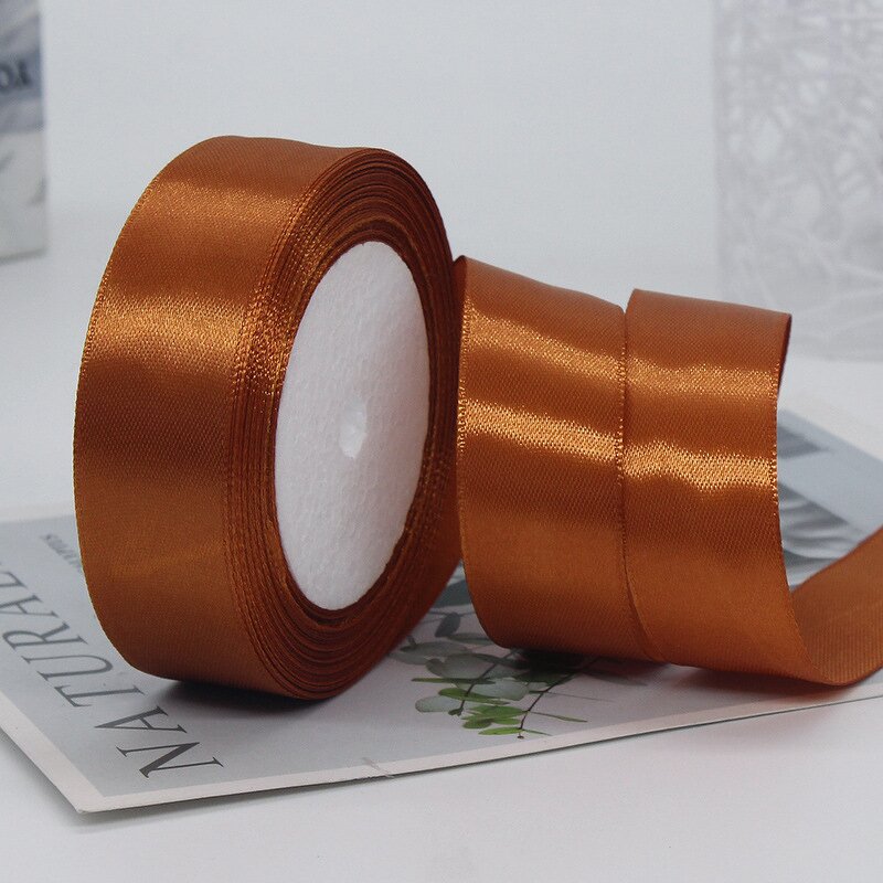 Grosgrain Ribbons - High Quality Single Face Satin Solid for Gift Wrapping