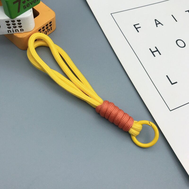 Braided Lanyard - 15CM Short Twist Rope Mobile Phone Key Ring