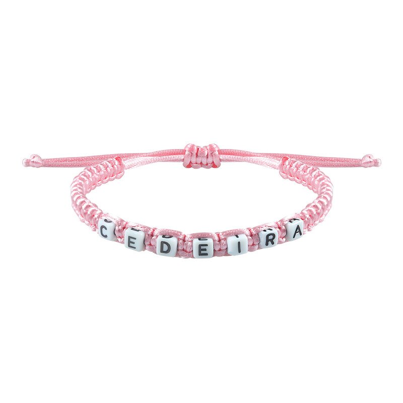 Braided Bracelet - Cool Design Alphabet Colorful Rope