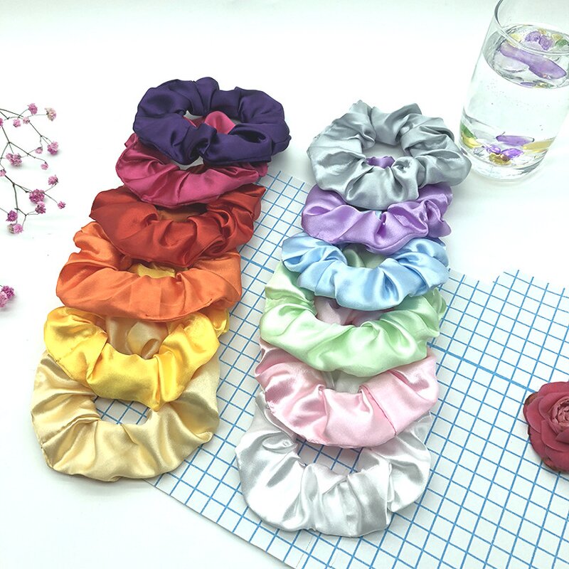 Hair Scrunchie - Custom Color LED Satin Elastic Light up for Women Girl