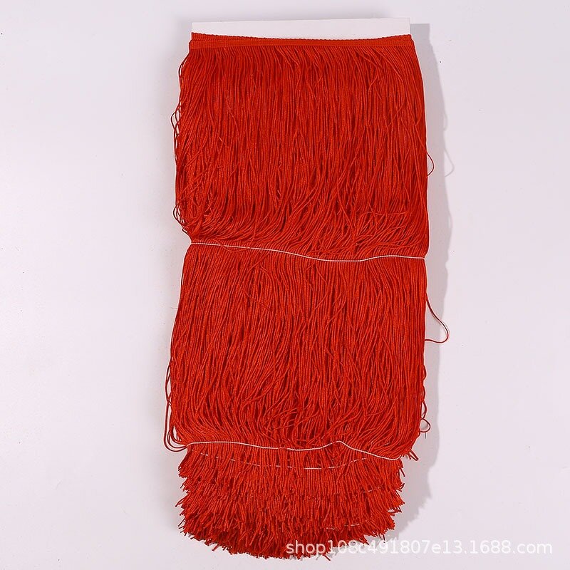 Fringe Trim - White Yellow 100% Polyester Wholesale