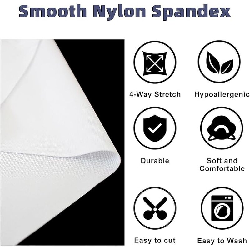 Tricot Fabric - Matte Nylon Spandex 4 Way Stretch for Swimwear Activewear