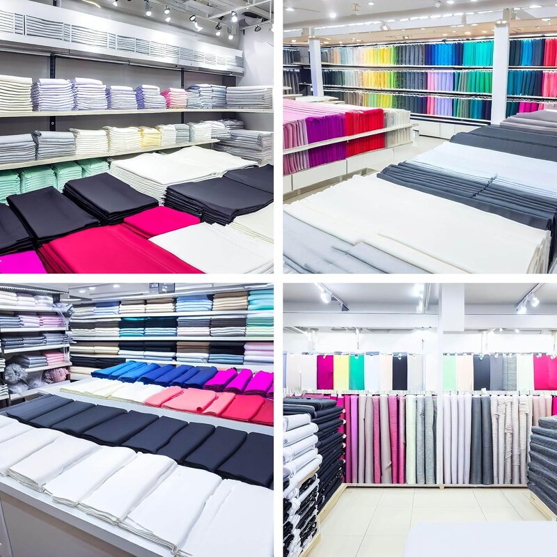 Knit Fabric - Stretchy Poly Spandex 60" Soft Anti Wrinkle for Dresses Tops