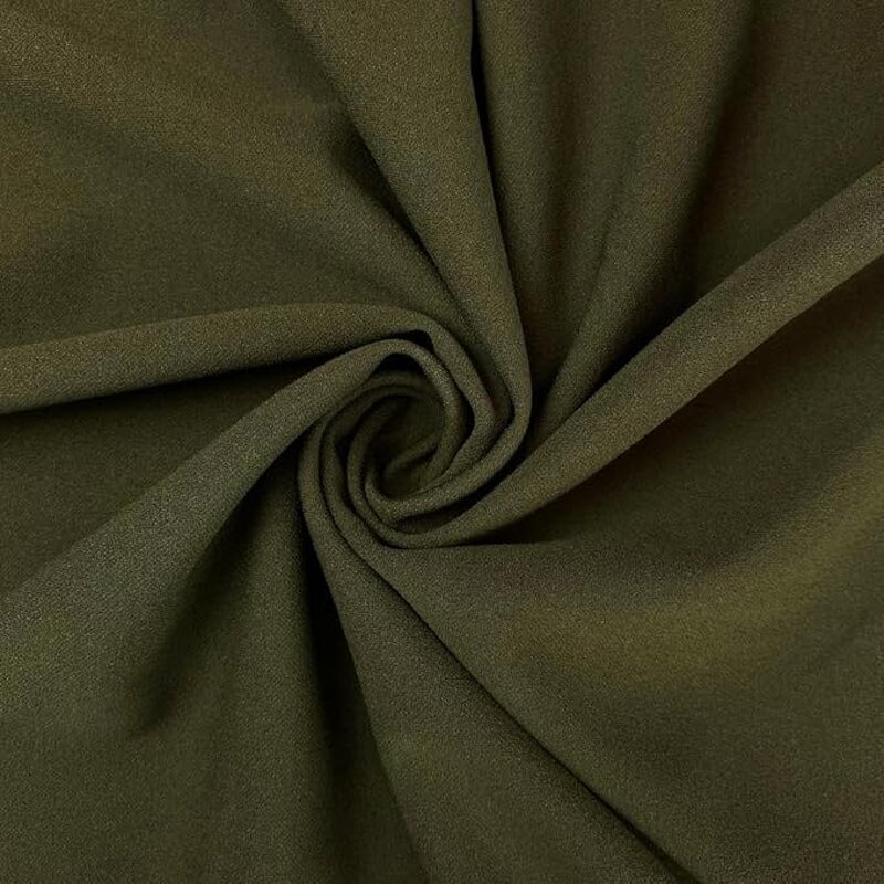 Double Knit Fabric - Stretch Polyester Spandex 280GSM Heavyweight for Apparel