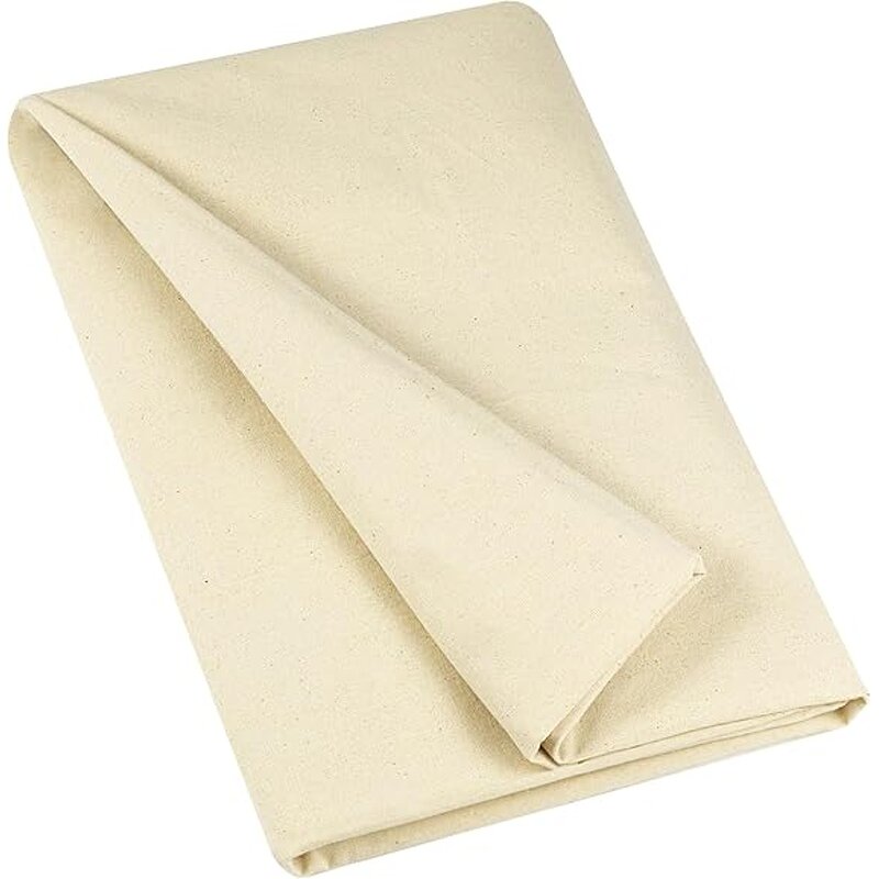 Muslin Cloth - Unbleached 63" Medium Weight 100% Cotton for Dressmaking Lining