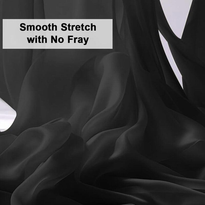 Nylon Spandex Fabric - Soft Sheer High Stretch Thin for Swimwear Lining