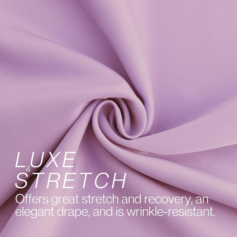 Polyester Spandex Fabric - 59" Soft Breathable for Apparel Coats Shirts DIY