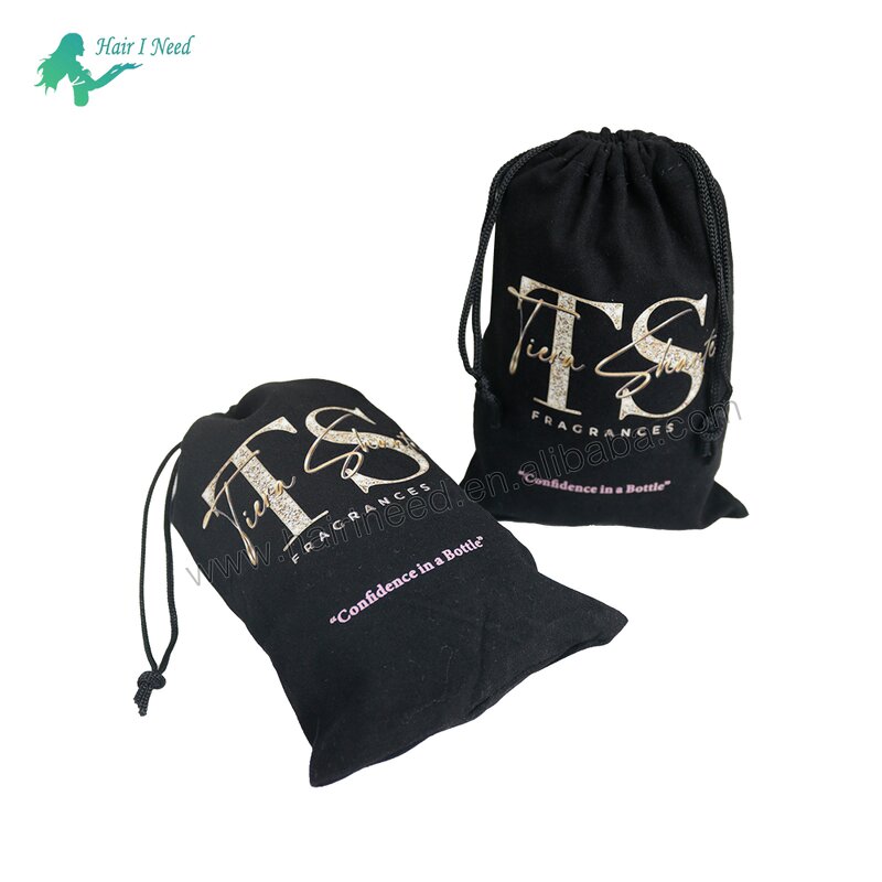 Drawstring Bag - Custom Color Size Printing Logo Velvet Flannel Wholesale