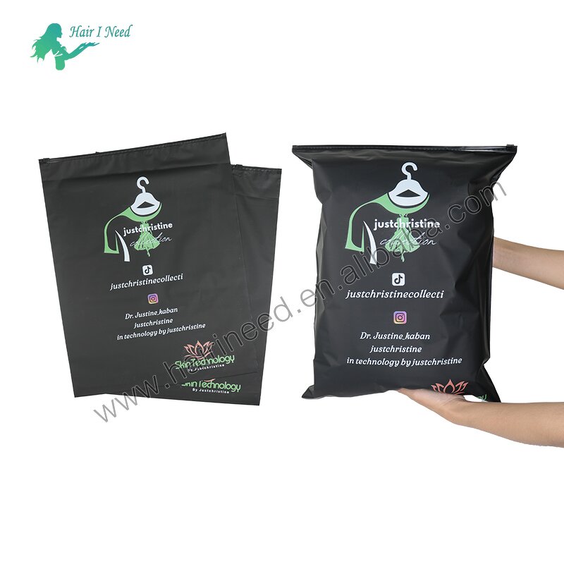 Zip Bag - Custom Logo Clothes CPE Matte Red Frosted Zipper for Clothing