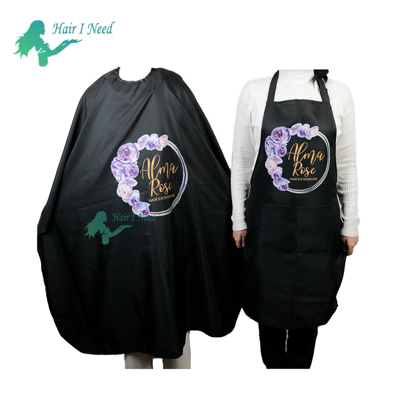 Hairdressing Cape - Custom Logo Waterproof Salon Makeup Haircut Gown Barber