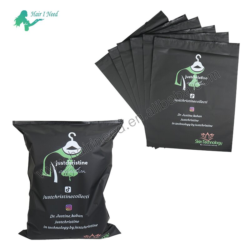 Zip Bag - Custom Logo Clothes CPE Matte Red Frosted Zipper for Clothing