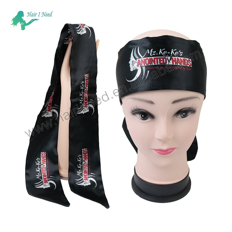 Satin Head Wrap - Wholesale Customized Logo for Women Satin Lined Edge