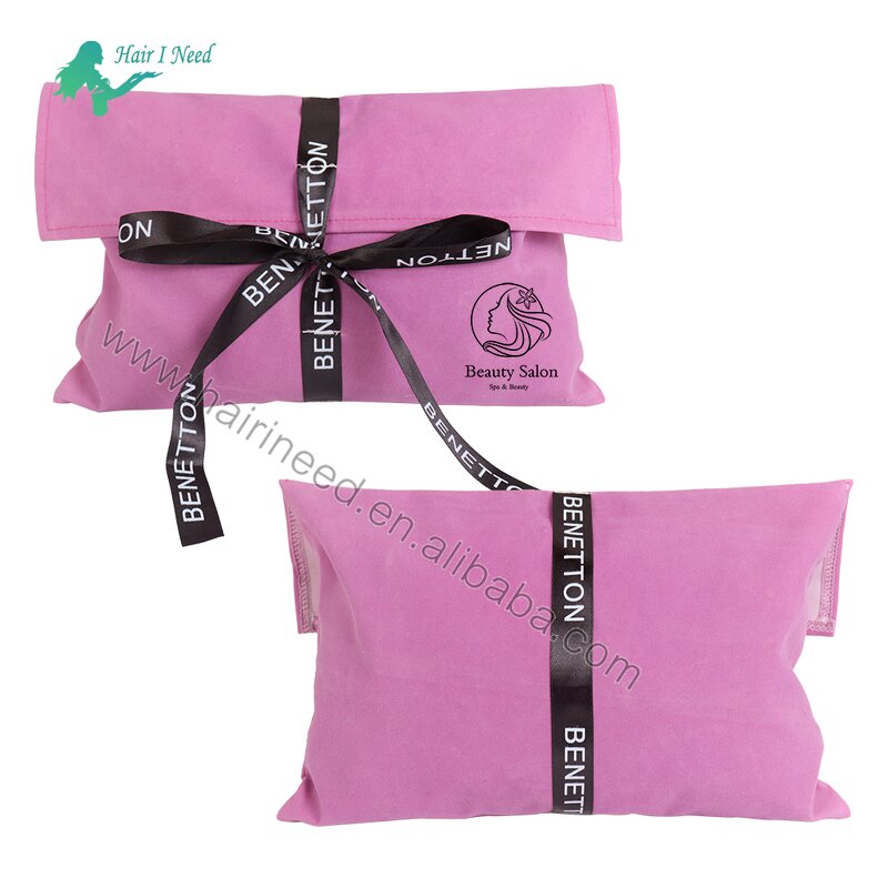 Dust Bag - Custom Logo Suede Flap Gift Velvet with Ribbon Print Silk Lining
