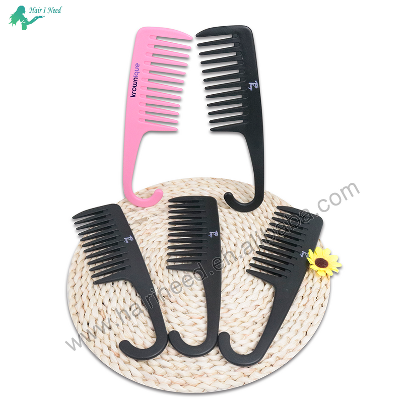Wide Tooth Combs - Wholesale Custom Logo Detangling for Wigs Wet Curly Hair