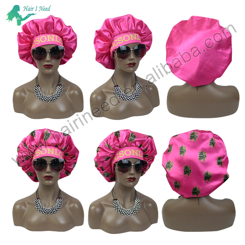 Sleep Satin Bonnet - Custom Logo Design Women Hair Care Wide Elastic Headband