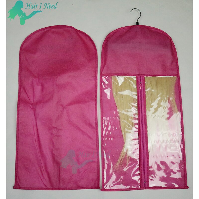 Hair Extensions Carrier - Storage Suit Case Zipper Bag and Hanger Human Hair
