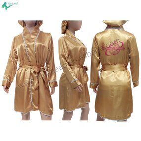Robe - High Quality Wholesale Sexy Female Beauty Lace Ladies Satin Pajamas