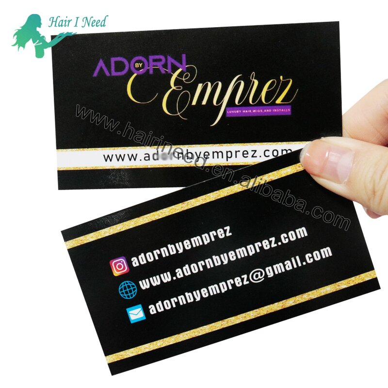 Business Card - Custom Promotional Use Double Sides Printing Paper Advertising