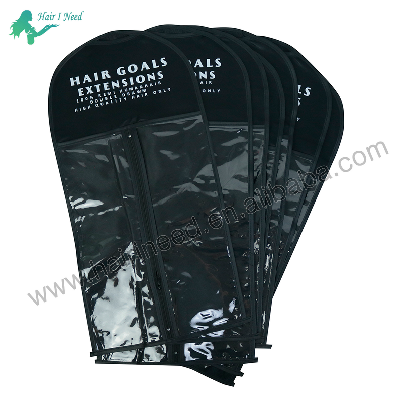 Satin Suit Case Bag - Custom with Hanger for Wig Storage Hair Extensions