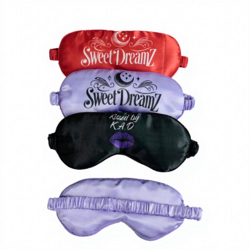 Satin Eye Mask - Wholesale Custom Logo Soft Breathable Blackout Sleep for Women Men