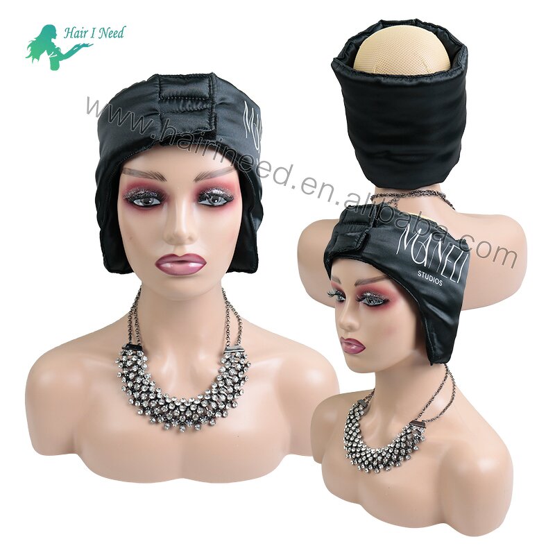 Satin Head Wrap - Customize Design Headband Padding Cotton Lined Warm Women