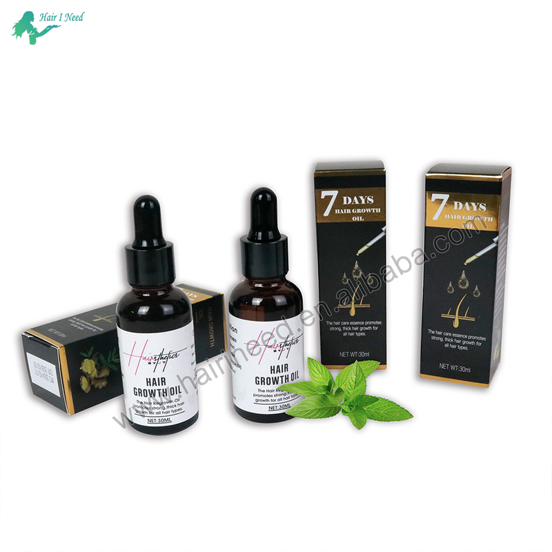 Glass Dropper Bottle - Custom Logo Label Black Oil for Men's Beard Care Packaging