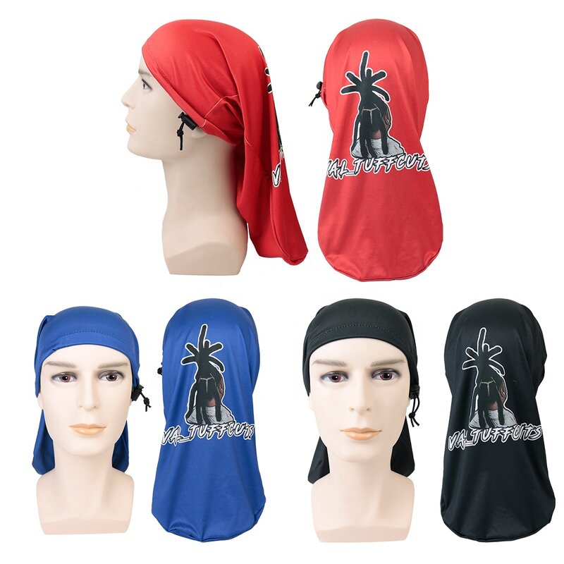 Dreadlocks Cap - Adjustable Customized Logo Printed for Men Women Long Bonnet