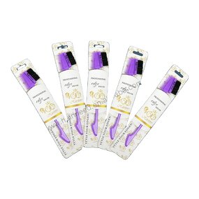 Hair Edge Brush - Customizable Portable Hook Fashion Accessory with Plastic