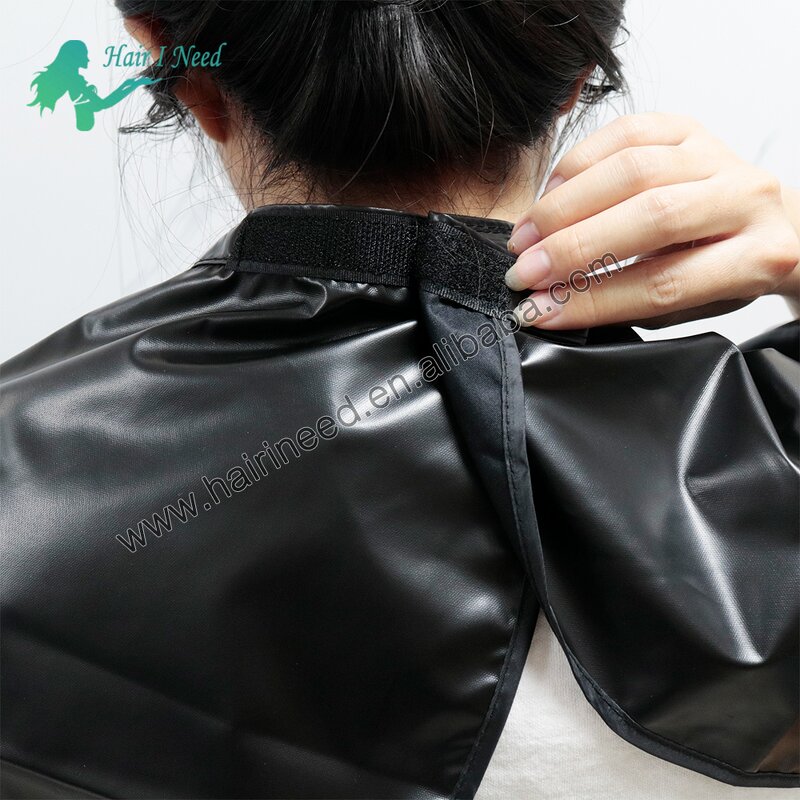 Hair Cut Shawl - LOW MOQ Custom Waterproof PVC Cape for Hairdressing Salon