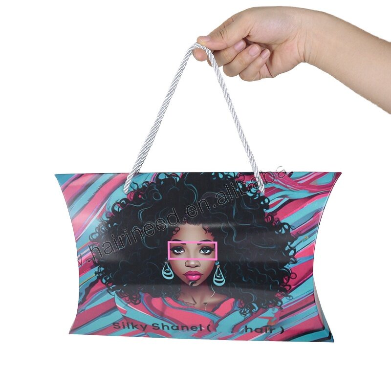 Wig Packaging Box - Low MOQ Custom Glossy Matte Elegant Hair Bundle Storage