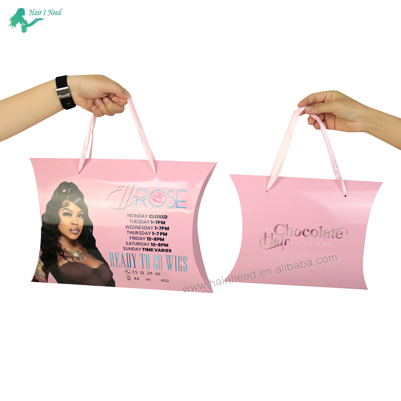 Wig Packaging Box - Low MOQ Custom Glossy Matte Elegant Hair Bundle Storage
