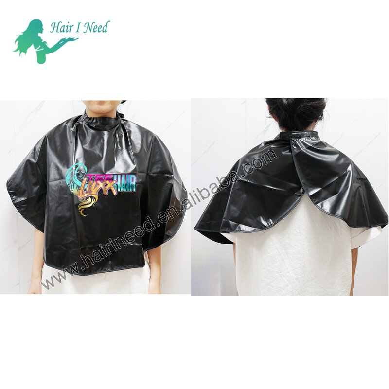 Hair Cut Shawl - LOW MOQ Custom Waterproof PVC Cape for Hairdressing Salon