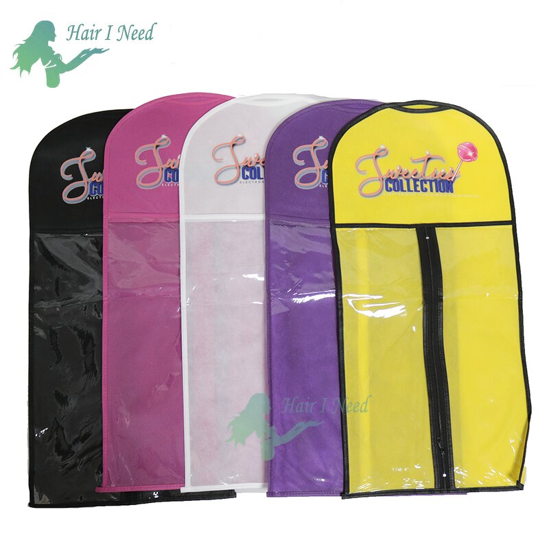 Non-Woven Cover Bags - Custom Logo Eco-Friendly Reusable Zipper Hanging