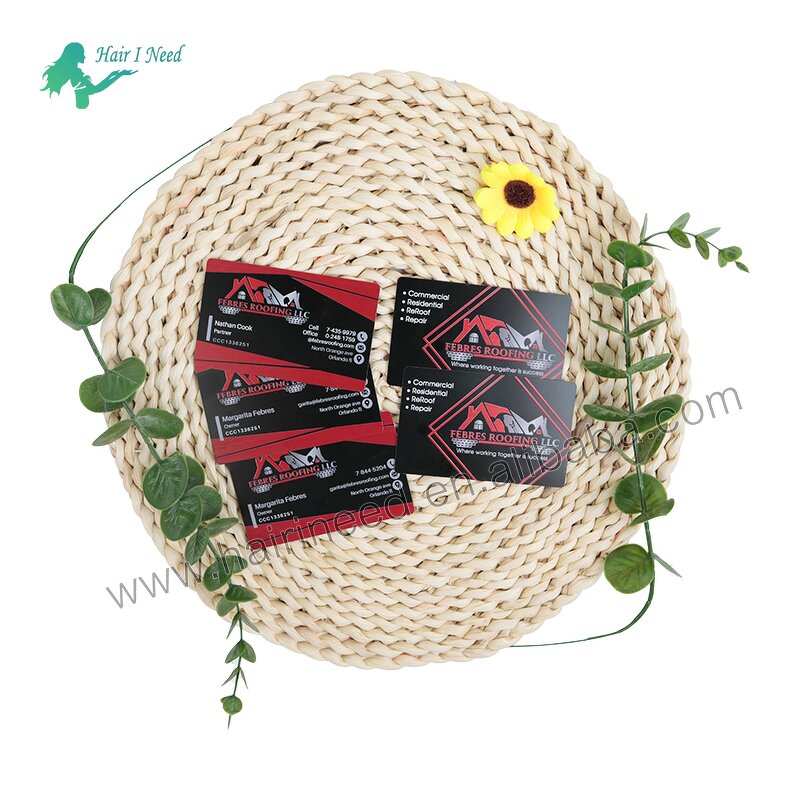 Metal Business Card - Fashion China Shiny Mirror with Customer's Information